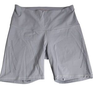 CALIA Women’s Sculpt Perforated Bike Shorts High-Rise Power Mesh Size XL